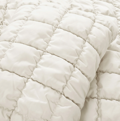 Set Colcha Nala - Ivory Mat/ QS 3pzas