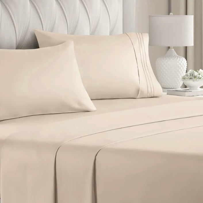 Juego de Sábanas 3 Festones - Microfibra