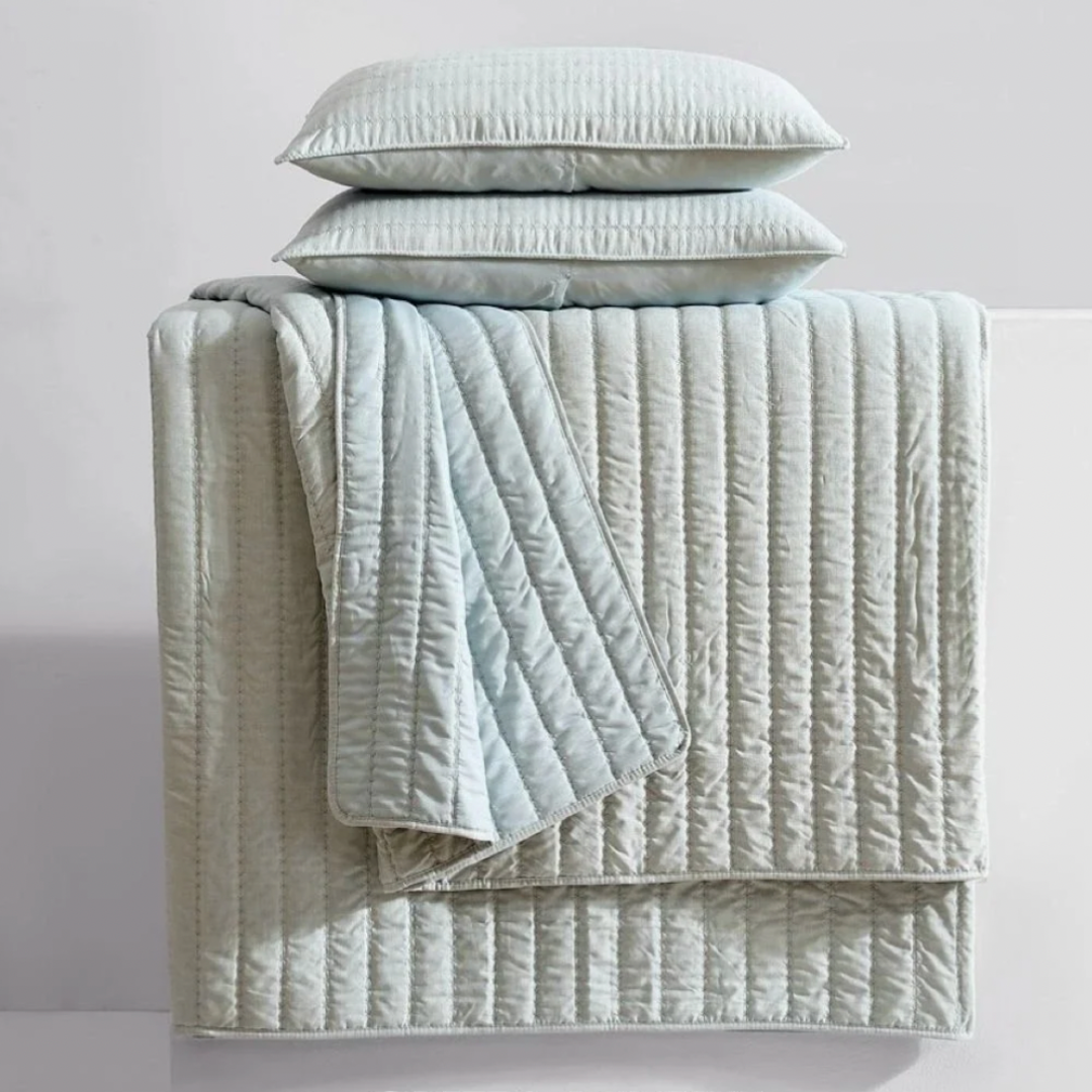 Set Colcha Gretta - Menta 3pzas